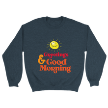 Load image into Gallery viewer, Classic Unisex Crewneck Sweatshirt worn by the Chatty Farmer