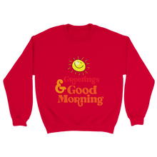 Load image into Gallery viewer, Classic Unisex Crewneck Sweatshirt worn by the Chatty Farmer