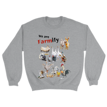Load image into Gallery viewer, "We are Farmily" Classic Unisex Crewneck Sweatshirt