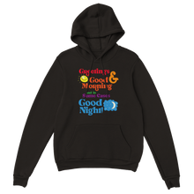 Load image into Gallery viewer, Classic Unisex Pullover Hoodie worn by the Chatty Farmer