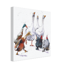 Load image into Gallery viewer, Morning Farm Rush Hour Canvas