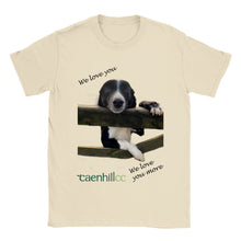 Load image into Gallery viewer, Classic Unisex Crewneck T-shirt We love you we love you more