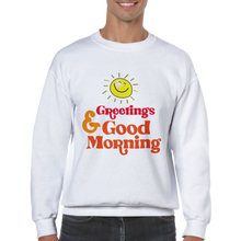 Load image into Gallery viewer, Classic Unisex Crewneck Sweatshirt worn by the Chatty Farmer