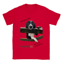Load image into Gallery viewer, Classic Unisex Crewneck T-shirt We love you we love you more