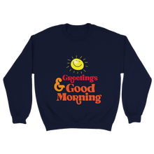 Load image into Gallery viewer, Classic Unisex Crewneck Sweatshirt worn by the Chatty Farmer