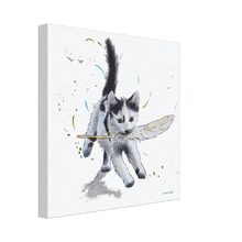 Load image into Gallery viewer, Smudge and feather. Caroline's art canvas print