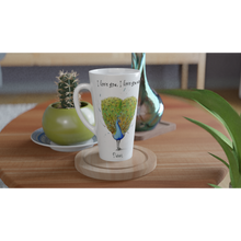 Load image into Gallery viewer, I love you, I love you more from Duran - Art by Caroline Le Bourgeois - White Latte 17oz Ceramic Mug