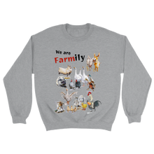 Load image into Gallery viewer, "We are Farmily" Classic Unisex Crewneck Sweatshirt