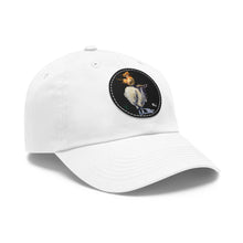 Load image into Gallery viewer, Bumblebee and Ben - Art by Caroline Le Bourgeois - Cap Hat with Leather Patch (Round)
