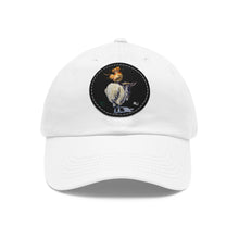 Load image into Gallery viewer, Bumblebee and Ben - Art by Caroline Le Bourgeois - Cap Hat with Leather Patch (Round)
