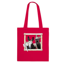 Load image into Gallery viewer, BEE Happy, Donkey - Classic Tote Bag - Photograph by Kara Robertson - Art by Caroline Le Bourgeois
