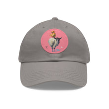 Load image into Gallery viewer, Bumblebee and Ben - Art by Caroline Le Bourgeois - Cap Hat with Leather Patch (Round)
