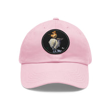 Load image into Gallery viewer, Bumblebee and Ben - Art by Caroline Le Bourgeois - Cap Hat with Leather Patch (Round)
