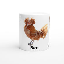 Load image into Gallery viewer, White 11oz Ceramic Mug featuring Mo, Ben and Arthur
