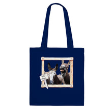 Load image into Gallery viewer, BEE Happy, Donkey - Classic Tote Bag - Photograph by Kara Robertson - Art by Caroline Le Bourgeois
