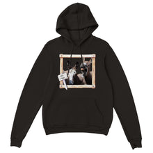 Load image into Gallery viewer, BEE Yourself, Donkey - Classic Unisex Pullover Hoodie - Photograph by Kara Robertson - Art by Caroline Le Bourgeois
