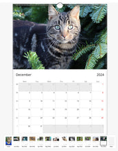 Load image into Gallery viewer, 2024  Caenhillcc cat wall calendars available in Europe, Asia, Latin America, and Oceania
