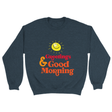 Load image into Gallery viewer, Classic Unisex Crewneck Sweatshirt worn by the Chatty Farmer
