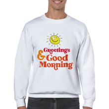 Load image into Gallery viewer, Classic Unisex Crewneck Sweatshirt worn by the Chatty Farmer
