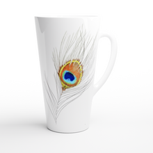 Load image into Gallery viewer, I love you, I love you more from Duran - Art by Caroline Le Bourgeois - White Latte 17oz Ceramic Mug
