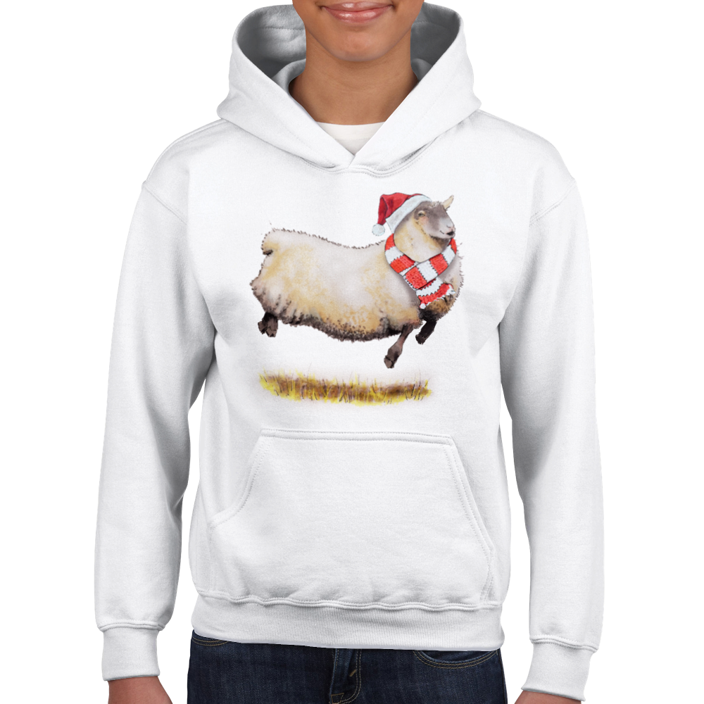Christmas - Classic Kids Pullover Hoodie - Art by Caroline Le Bourgeois