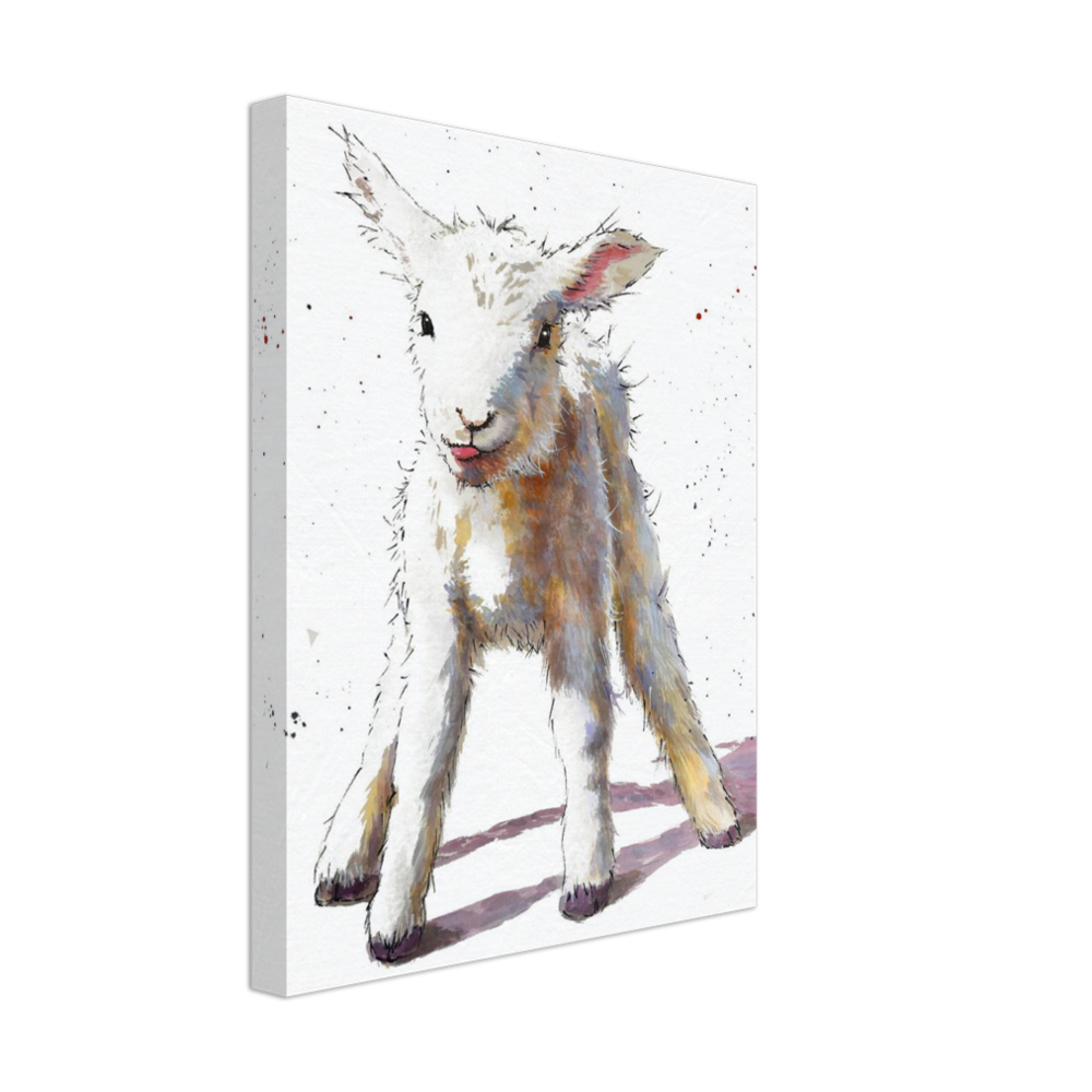 Little lamb. Caroline's art canvas print